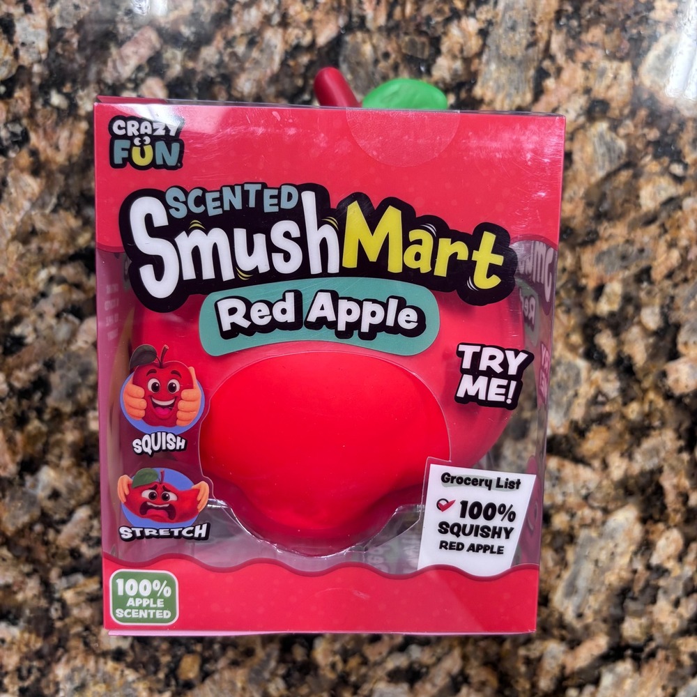 Smush Mart SCENTED RED APPLE Squishy Five Below JUMBO VIRAL  6" RMS Crazy Fun